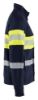 Afbeeldingen van BLÅKLÄDER Sweater Multinorm met rits 3462 marineblauw/High Vis geel S