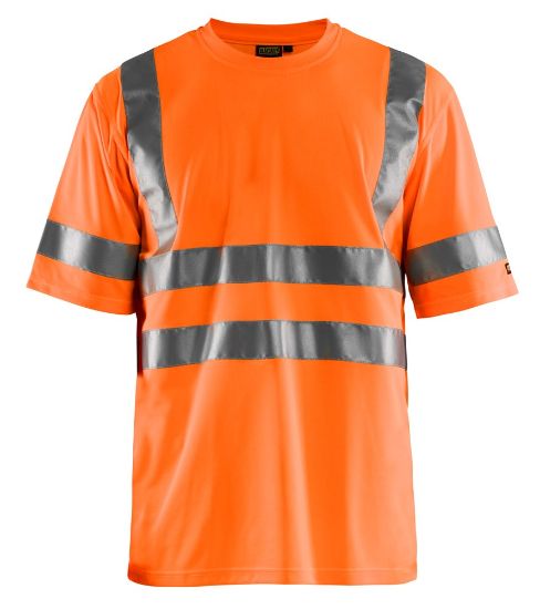 Afbeeldingen van BLÅKLÄDER T-shirt 3413 High Vis oranje M