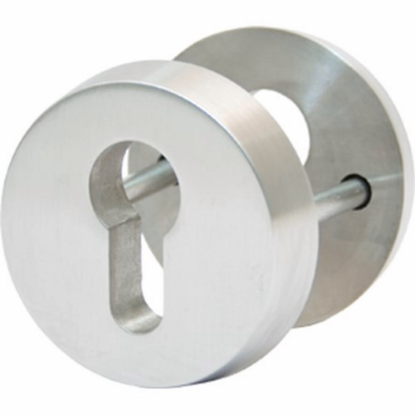 Afbeeldingen van OXLOC Veiligheidsrozet profielcilinder RVS rond 60MM