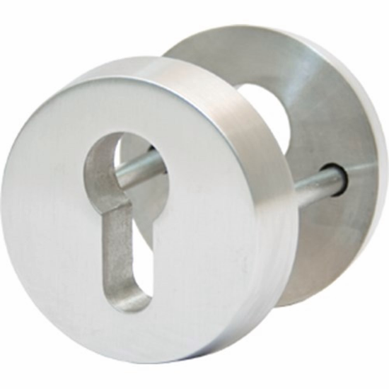 Afbeeldingen van OXLOC Veiligheidsrozet profielcilinder RVS rond 60MM