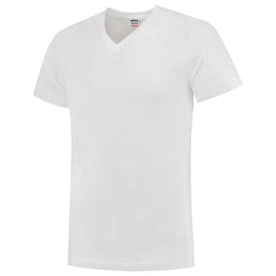 Afbeeldingen van TRICORP T-shirt V-hals Slim-Fit 101005 wit M
