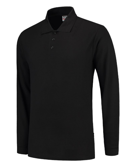 Afbeeldingen van TRICORP Poloshirt met lange mouwen 201009 zwart 2XL