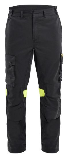 Afbeeldingen van BLÅKLÄDER Werkbroek Multinorm Inherent 1417 zwart/High Vis geel D120