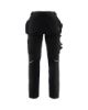 Afbeeldingen van BLÅKLÄDER Werkbroek dames met stretch 7130 zwart/zwart C48