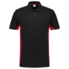 Afbeeldingen van TRICORP Poloshirt bi-colour 202004 zwart/rood L