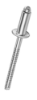 Afbeeldingen van Popnagel Q-standard open RVS A4/RVS A4 bolkop 3,0X8MM klembereik 3,0-5,0MM