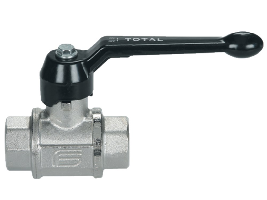 Afbeeldingen van Kogelkraan ½" TOTAL BI/BI WD100B zwart