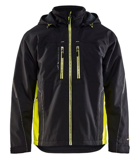 Afbeeldingen van BLÅKLÄDER Winterjas lichtgewicht 4890 zwart/High Vis geel L