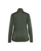Afbeeldingen van BLÅKLÄDER Sweatshirt dames met rits 3549 herfstgroen/zwart M
