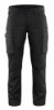 Afbeeldingen van BLÅKLÄDER Werkbroek service dames met stretch 7159 zwart D20