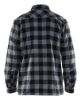 Afbeeldingen van BLÅKLÄDER Overhemd flanel gevoerd 3225 donkergrijs/zwart 2XL