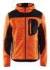 Afbeeldingen van BLÅKLÄDER Gebreid vest met softshell 4930 High Vis oranje/zwart L