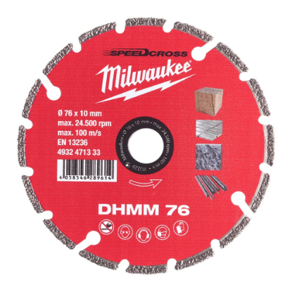 Afbeeldingen van MILWAUKEE Diamantzaagblad multimateriaal SpeedCross DHMM 76X10MM