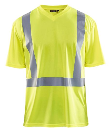 Afbeeldingen van BLÅKLÄDER T-shirt UV 3382 High Vis geel XS
