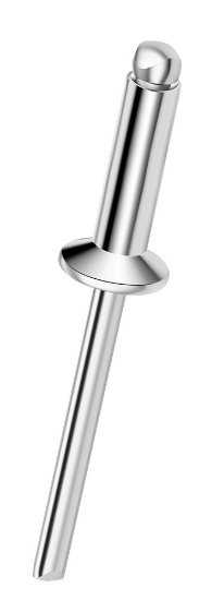 Afbeeldingen van Popnagel Q-Standard open ALU/RVS A2 verzonkenkop 4,0X10MM klembereik 4,0-6,5MM