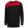 Afbeeldingen van TRICORP Sweater bi-colour Naden 302013 zwart/rood XS