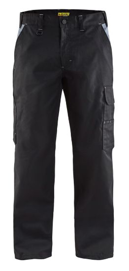 Afbeeldingen van BLÅKLÄDER Werkbroek industrie 1404 zwart/grijs C146
