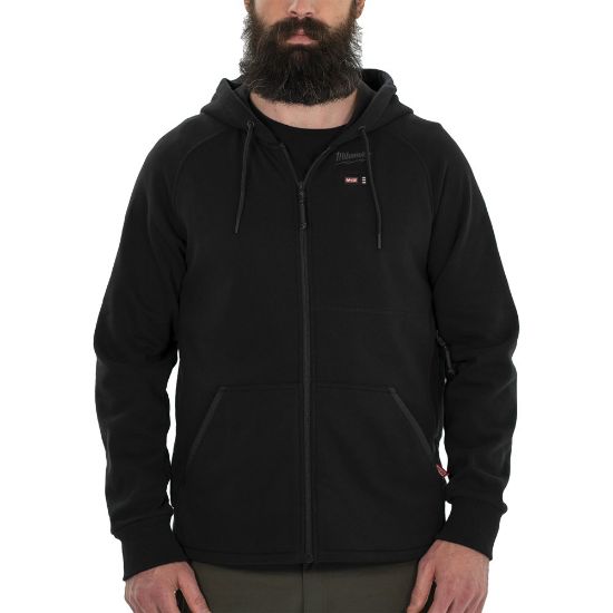 Afbeeldingen van MILWAUKEE Hoodie verwarmd M12HHBL4-0 zwart S