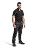 Afbeeldingen van BLÅKLÄDER Werkbroek service met stretch en spijkerzakken 1496 zwart/High Vis geel D96