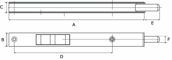 Afbeeldingen van DX Bascule kantschuif type 816 staal