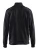 Afbeeldingen van BLÅKLÄDER Sweatshirt met rits 3371 zwart M