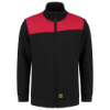 Afbeeldingen van TRICORP Sweatvest bi-colour Naden 302014 zwart/rood L