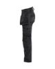Afbeeldingen van BLÅKLÄDER Werkbroek dames met stretch 7170 zwart/zwart D24
