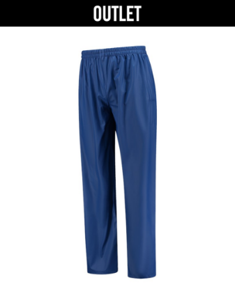 Afbeeldingen van TRICORP Regenbroek Basis 502012 royal blauw 3XL