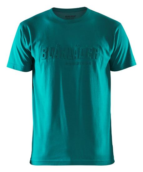 Afbeeldingen van BLÅKLÄDER T-shirt 3D 3531 groenblauw S