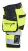 Afbeeldingen van BLÅKLÄDER Short met 4-weg stretch dames 7020 High Vis geel/zwart C48