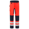 Afbeeldingen van TRICORP Werkbroek High Vis bi-colour 503011 fluor rood/inkt 46