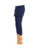 Afbeeldingen van BLÅKLÄDER Werkbroek met stretch 1130 marineblauw/High Vis oranje C54