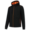 Afbeeldingen van TRICORP Softshell met capuchon Accent 402705 zwart/oranje 2XL