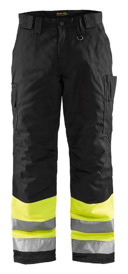 Afbeeldingen van BLÅKLÄDER Winterwerkbroek 1862 High Vis geel/zwart D96