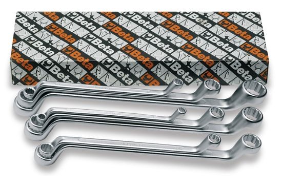 Afbeeldingen van BETA Ringsleutelset diep gebogen 8x 90AS/8