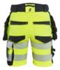 Afbeeldingen van BLÅKLÄDER Short met 4-weg stretch dames 7020 High Vis geel/zwart C48