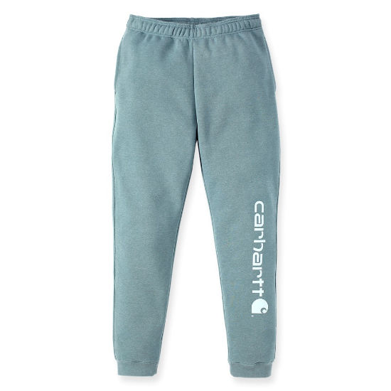 Afbeeldingen van CARHARTT Joggingbroek met logo 105899 sea pine heather M