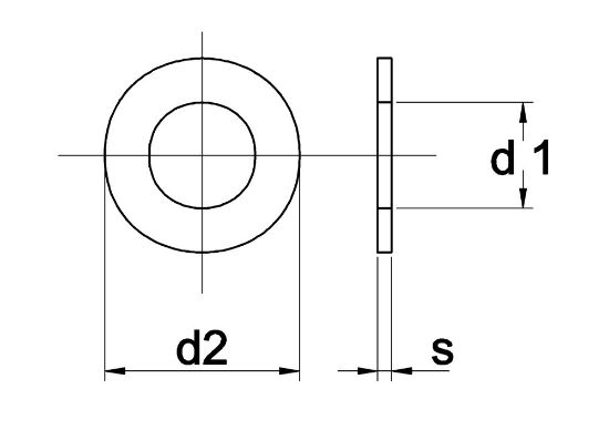 Afbeeldingen van Sluitring DIN 125A EV