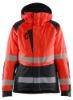 Afbeeldingen van BLÅKLÄDER Winterjas dames 4456 High Vis rood/zwart XS