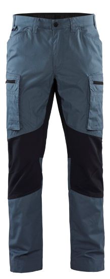 Afbeeldingen van BLÅKLÄDER Werkbroek service met stretch 1459 gevoelloos blauw/donkerblauw C48