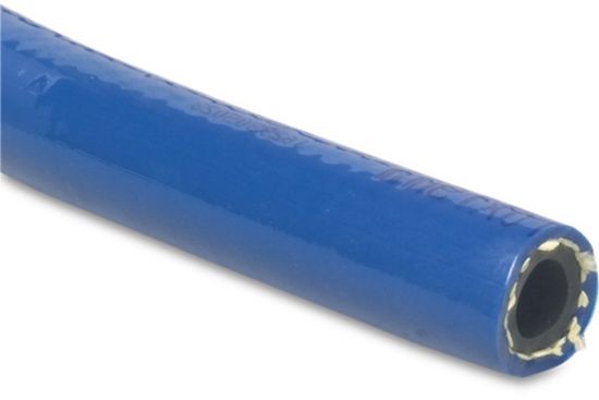 Afbeeldingen van Hogedrukslang PVC Profiltress blauw 10X18MM 80bar
