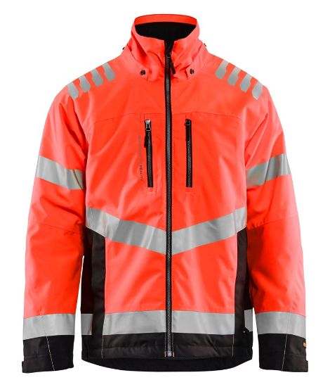 Afbeeldingen van BLÅKLÄDER Winterjas 4780 High Vis rood/zwart L