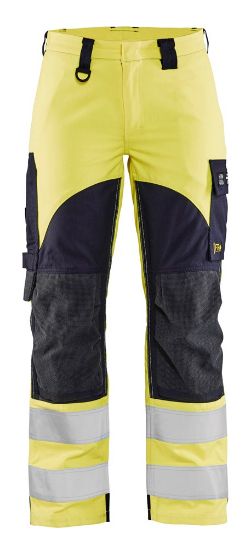 Afbeeldingen van BLÅKLÄDER Werkbroek Multinorm dames Inherent 7189 High Vis geel/marineblauw C50