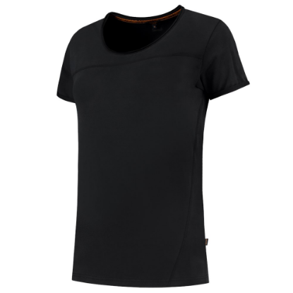 Afbeeldingen van TRICORP T-shirt Premium Naden dames 104005 zwart M