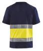 Afbeeldingen van BLÅKLÄDER T-shirt 3387 marineblauw/High Vis geel M