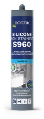Afbeeldingen van BOSTIK Allround siliconenkit S960 transparant 310ML