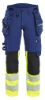 Afbeeldingen van BLÅKLÄDER Werkbroek met 4-weg stretch dames 7025 marineblauw/High Vis geel D24