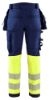 Afbeeldingen van BLÅKLÄDER Softshell werkbroek 1821 marineblauw/High Vis geel D100