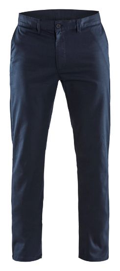 Afbeeldingen van BLÅKLÄDER Chino met 2-weg stretch 1465 donker marineblauw D124