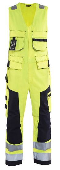 Afbeeldingen van BLÅKLÄDER Amerikaanse overall Multinorm 2678 High Vis geel/marineblauw C54